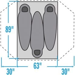 The North Face Eco Trail 3-Person Tent -The North Face Sales 2022 the north face eco trail 3 person tent 3